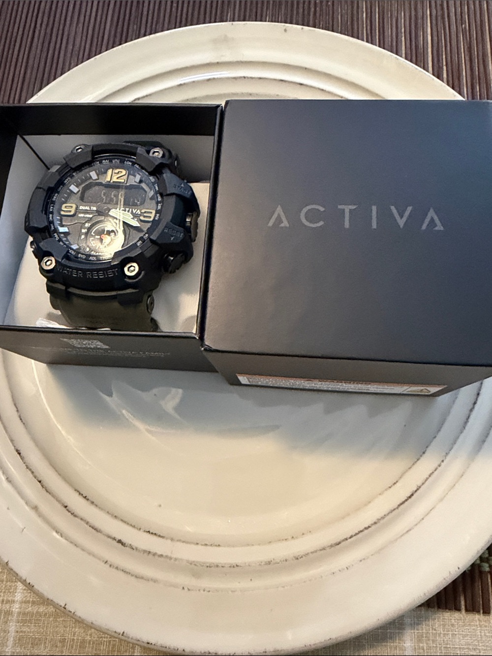 Ativa Tactical Sport Watch in Black and Olive Drab